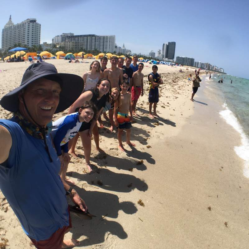 Donathan and the Called Higher Team on Miami Beach