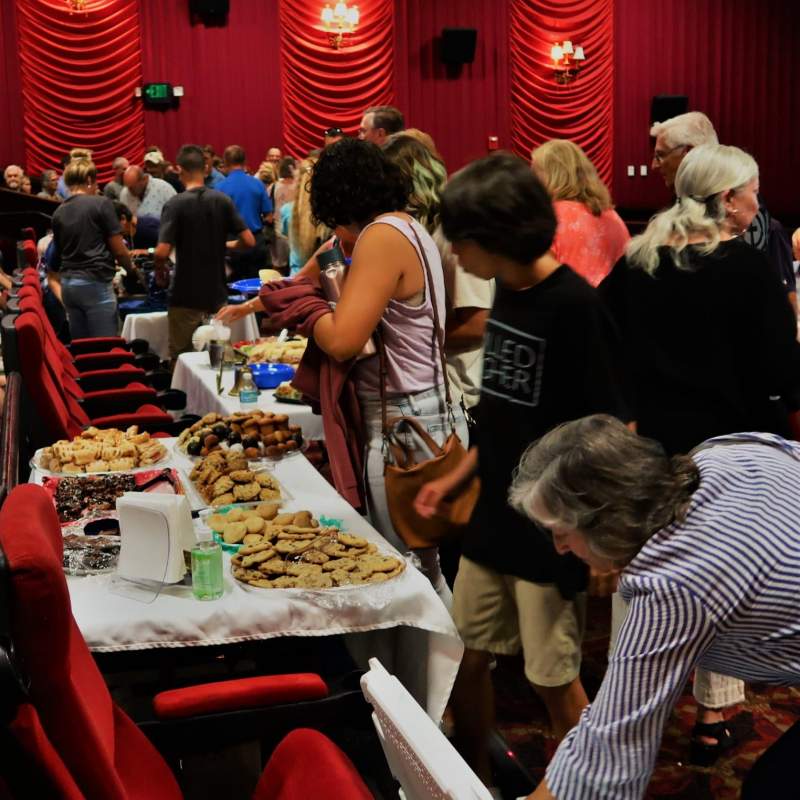 Food table at The Majestic